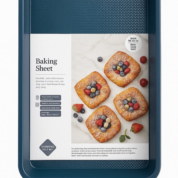 alta | Kitchen | Diamond Textured Blue Baking Sheet | Poshmark